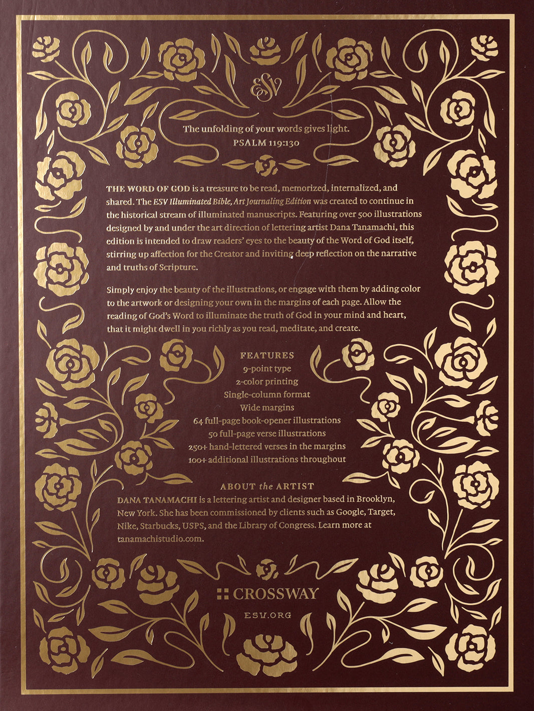 ESV Illuminated Bible, Art Journaling Edition (Paris Sky, Colossians 3:16 Design)