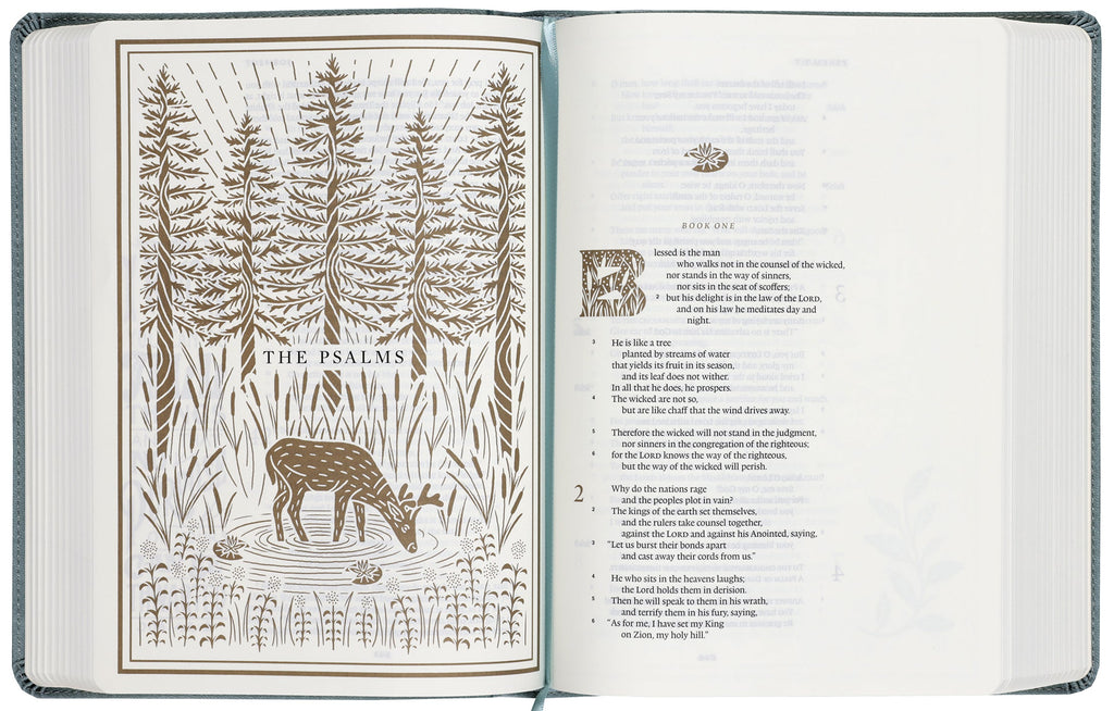 ESV Illuminated Bible, Art Journaling Edition (Paris Sky, Colossians 3:16 Design)