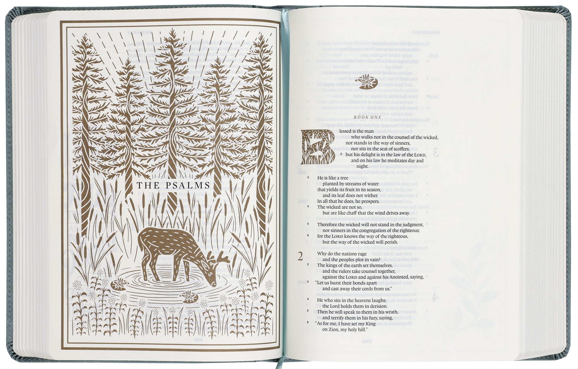 ESV Illuminated Bible, Art Journaling Edition (Paris Sky, Colossians 3:16 Design)