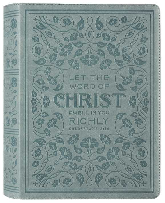 ESV Illuminated Bible, Art Journaling Edition (Paris Sky, Colossians 3:16 Design)
