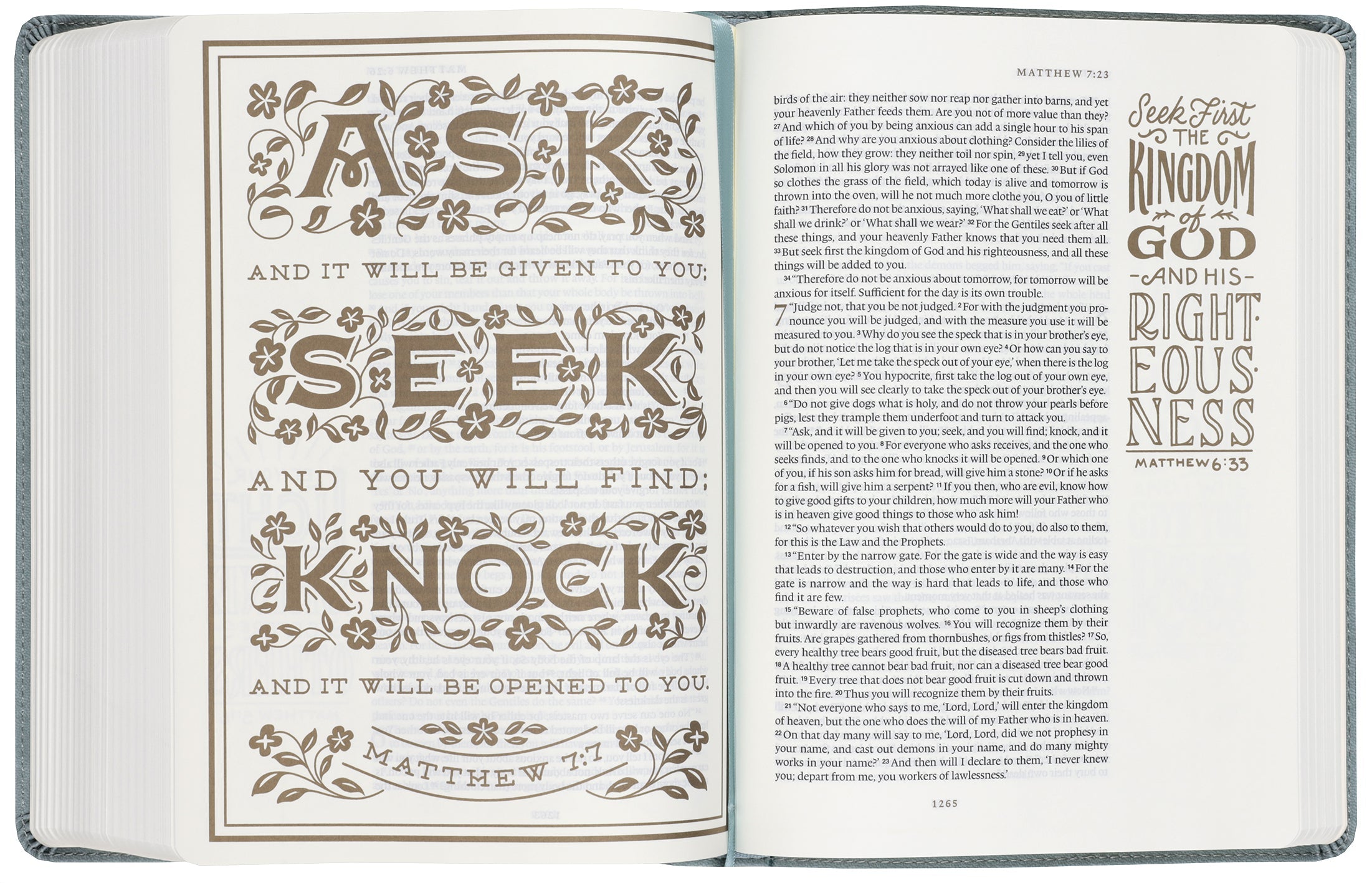 ESV Illuminated Bible, Art Journaling Edition (Paris Sky, Colossians 3:16 Design)