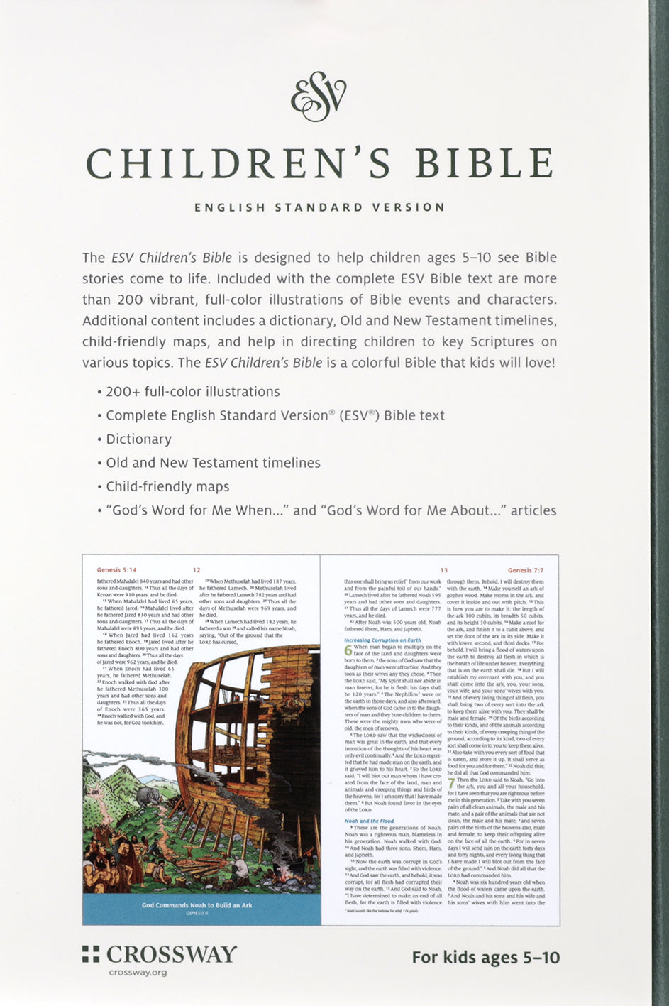 Kid-friendly Bible, "Let the Children Come" ESV Children's Bible, Bible stories and teachings for kids