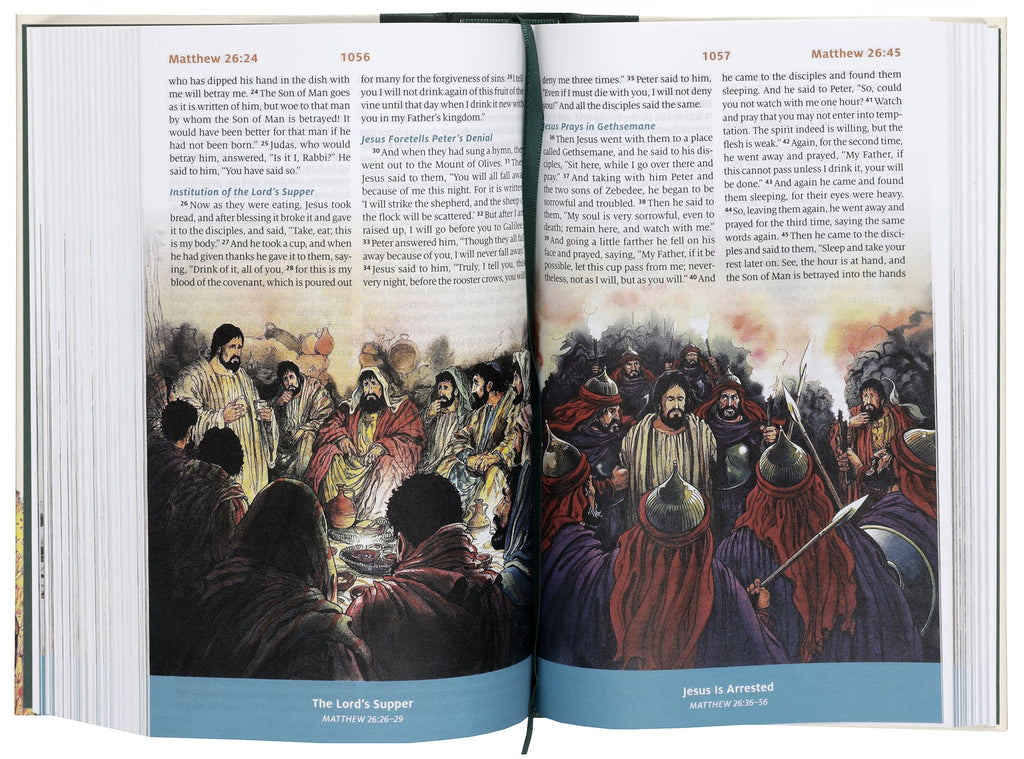 Colorful ESV Children's Bible, "Let the Children Come" edition, Bible stories and teachings for kids