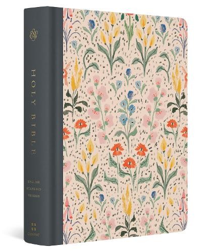 ESV Single Column Journaling Bible by Lulie Wallace, Artist Series In Bloom Edition, Red Letter Edition