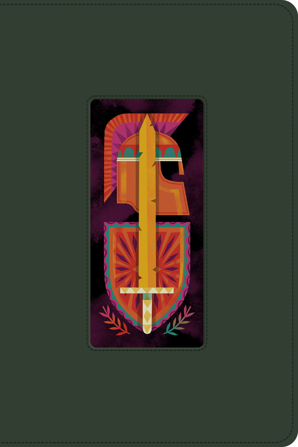 Kids ESV Bible with a dark green armor design