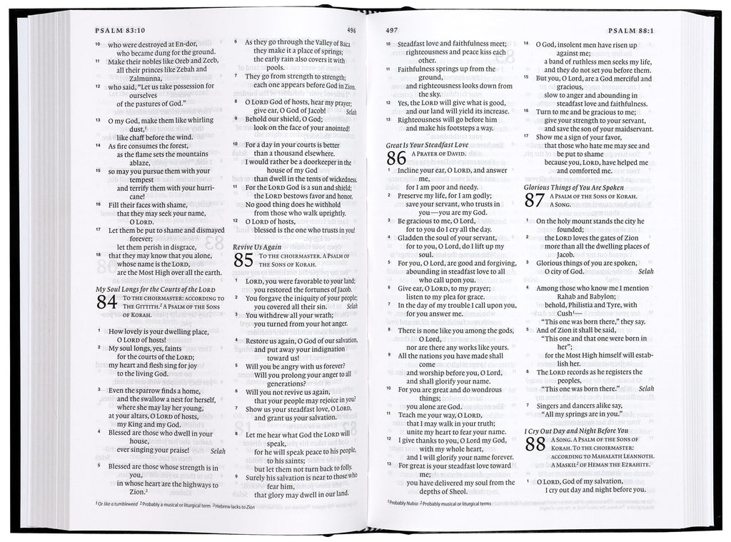 ESV Pew Bible Black (Black Letter Edition)