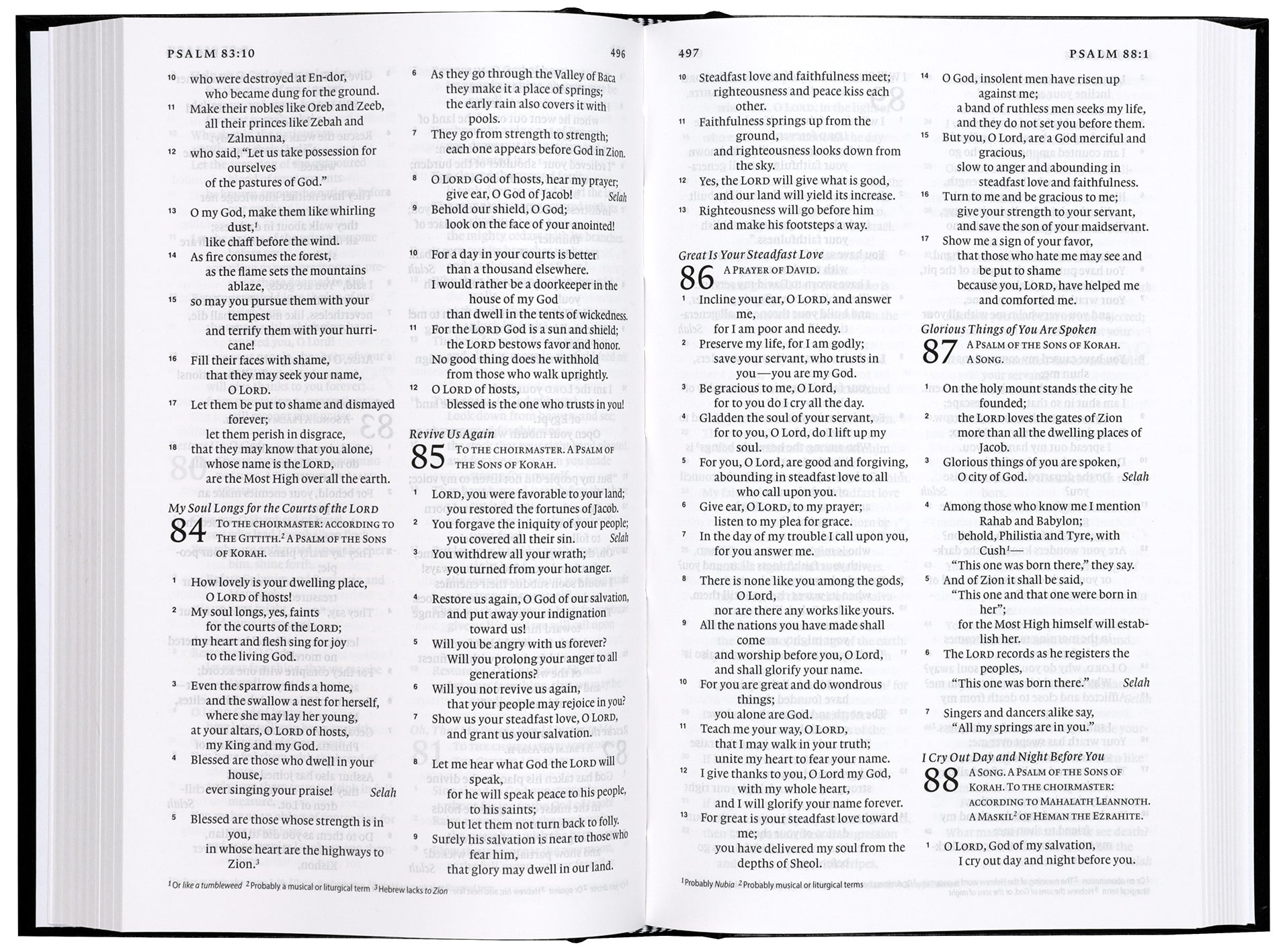 ESV Pew Bible Black (Black Letter Edition)