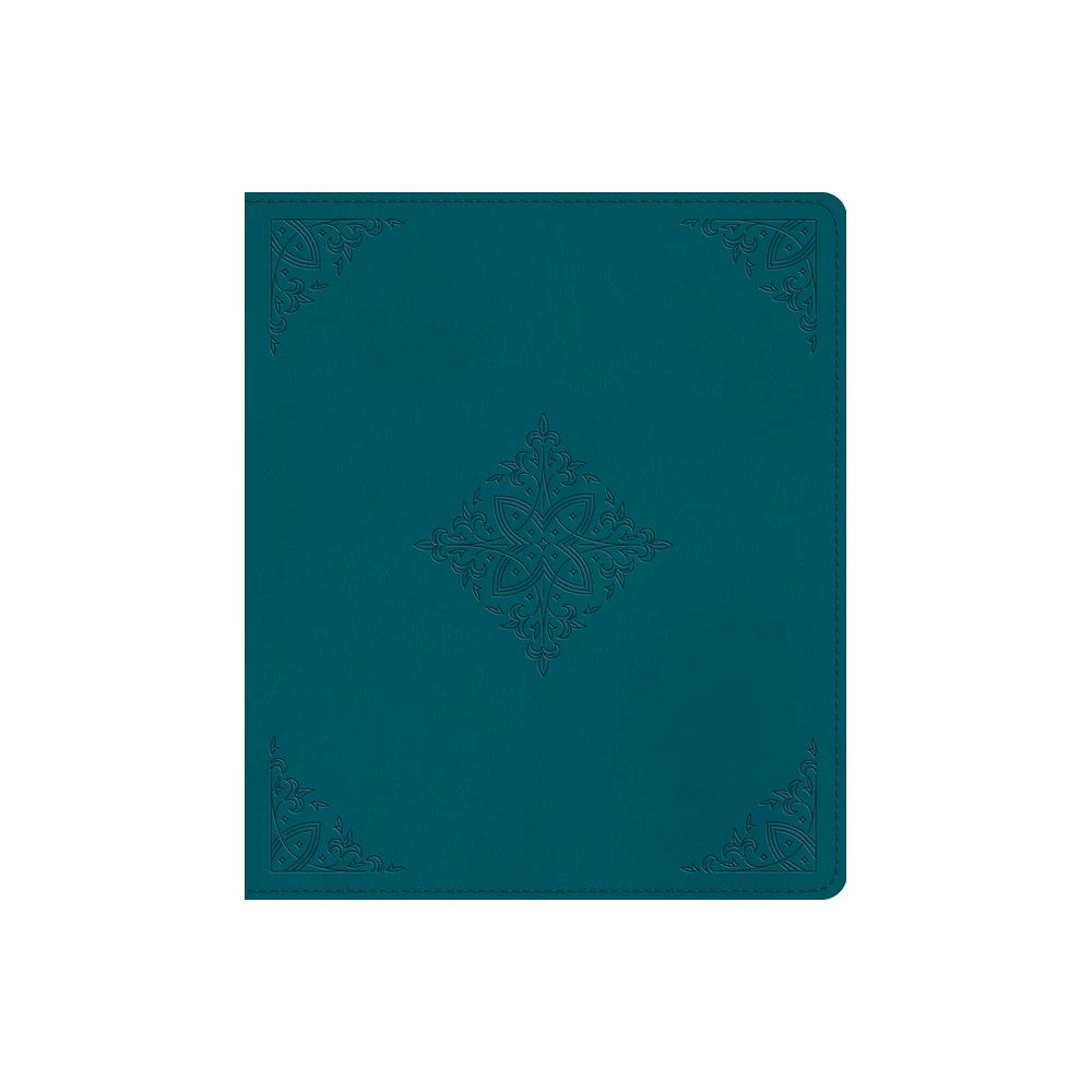 ESV Journaling Bible Deep Teal, Fleur-de-lis Design