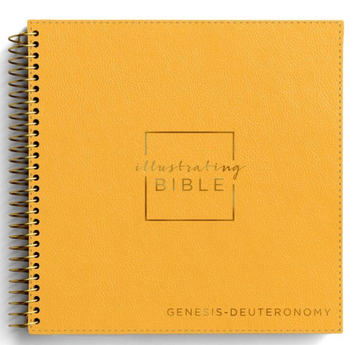 Close-up of the NIV Yellow Large Print Study Bible, Genesis-Deuteronomy, featuring a clear and readable yellow large print la