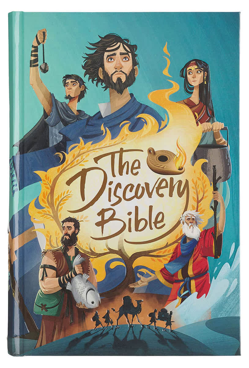 NLT Discovery Bible for Kids, a children's Bible featuring interactive learning and exploration