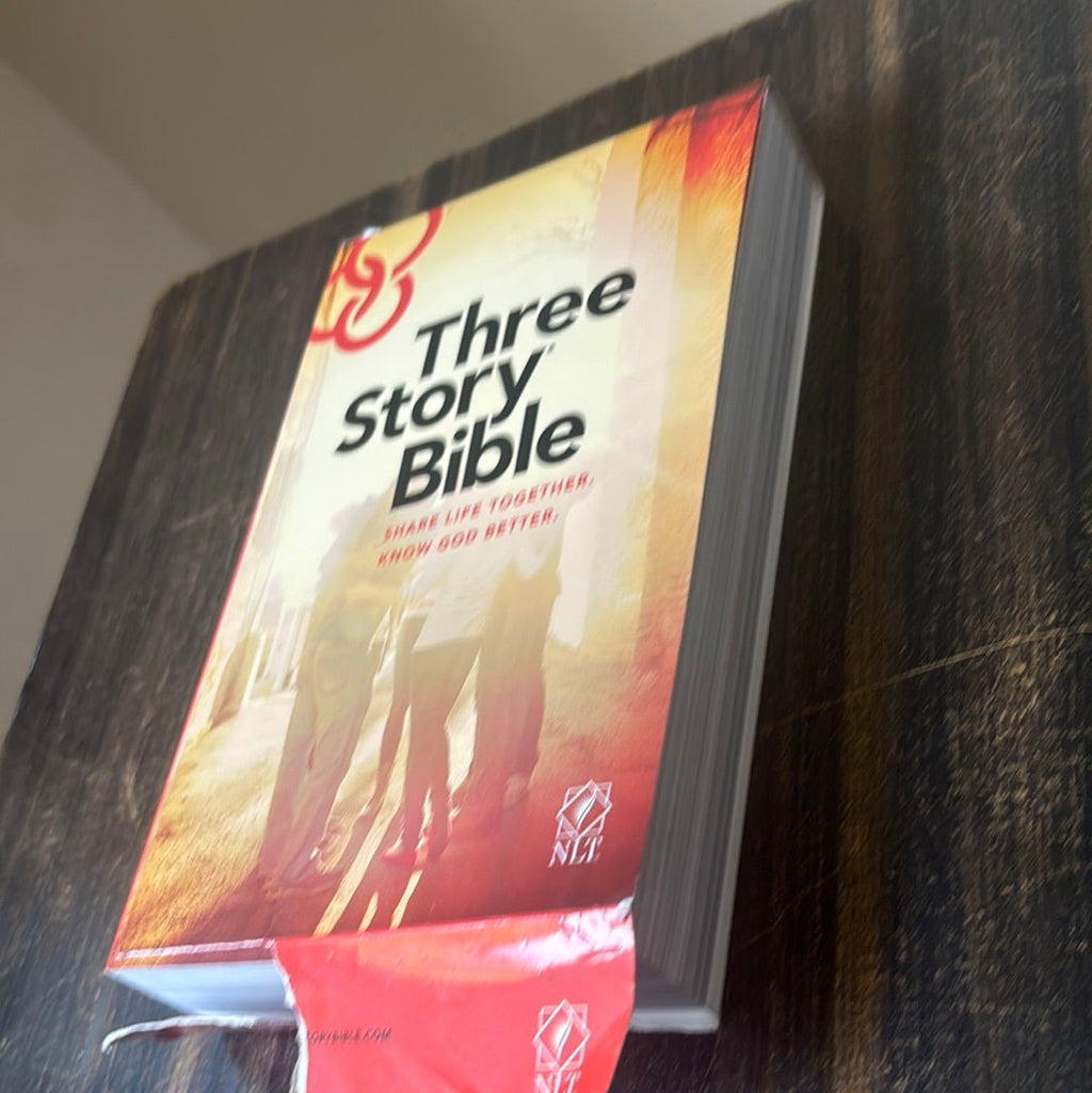 Clearance Sale: NLT Three Story Bible - Paperback