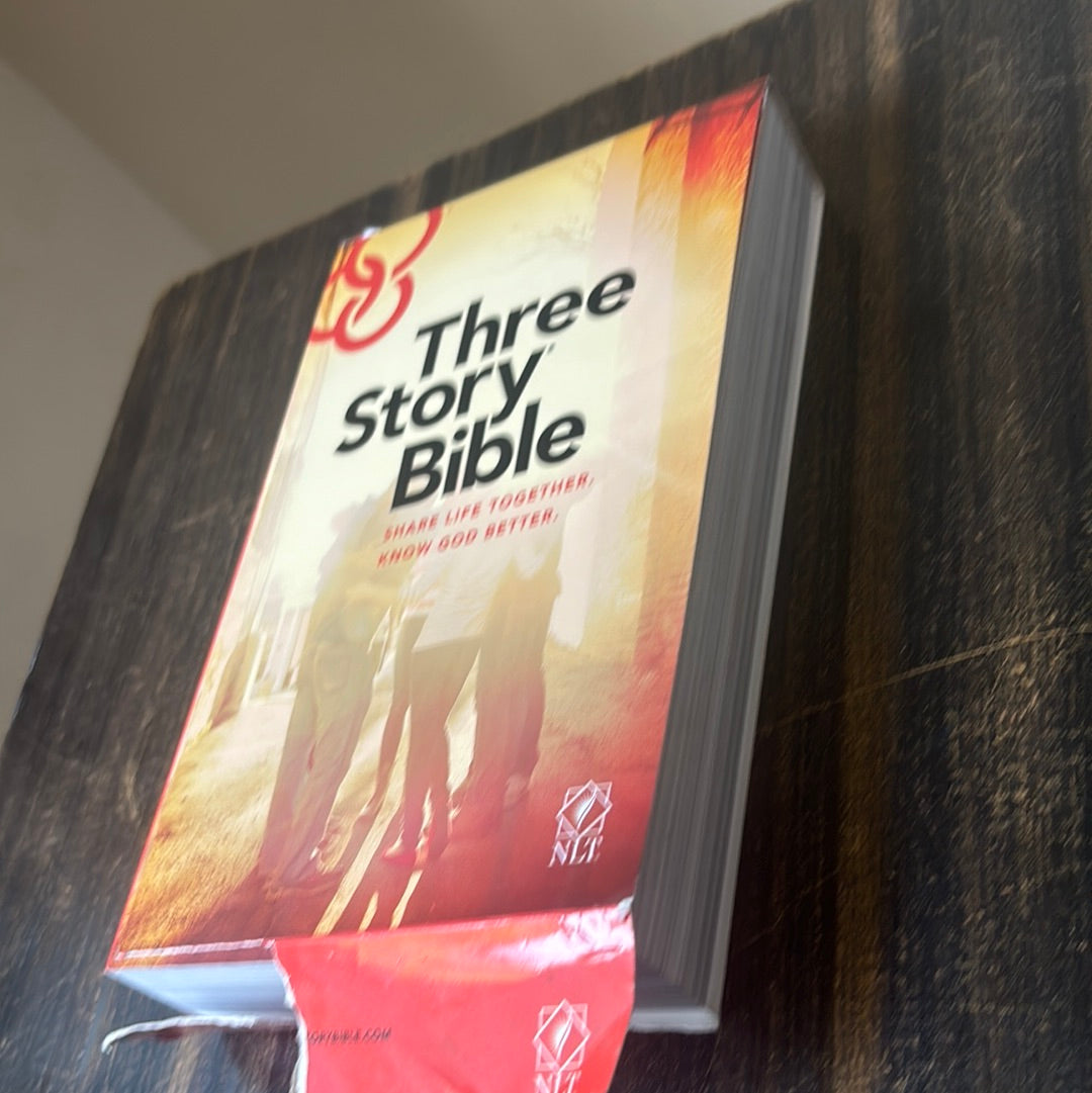 Clearance Sale: NLT Three Story Bible - Paperback