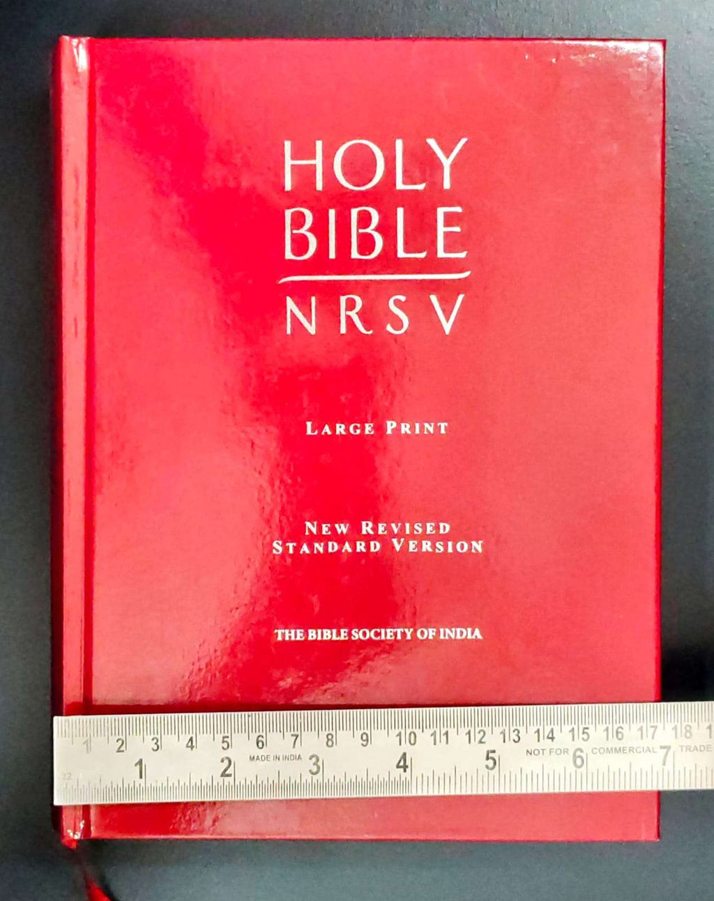 NRSV Large Print Bible, New Revised Standard Version - Hardbound Edition (ISBN: 9780564035670)