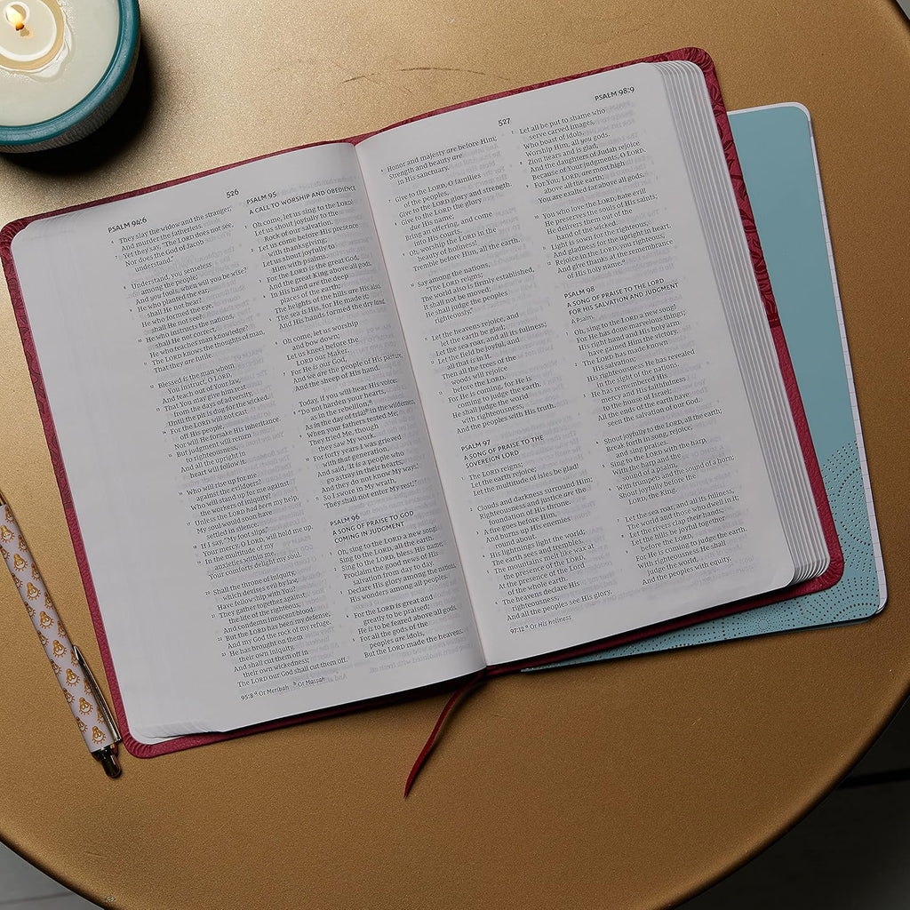 NKJV, Thinline Bible, Leathersoft, Brown, Red Letter, Comfort Print: Holy Bible, New King James Version Imitation Leather – Import