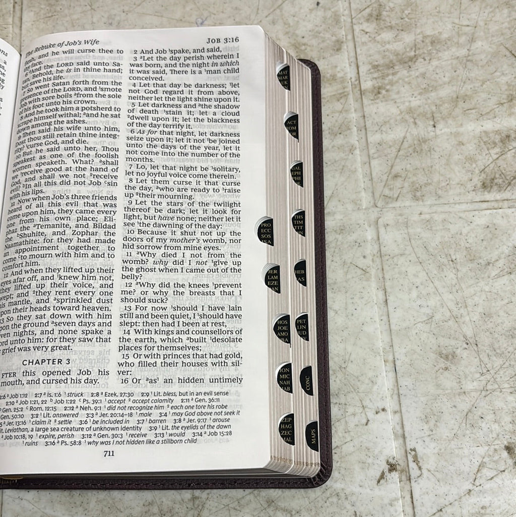 King James Version Bible with large print and red letter edition for easy reading