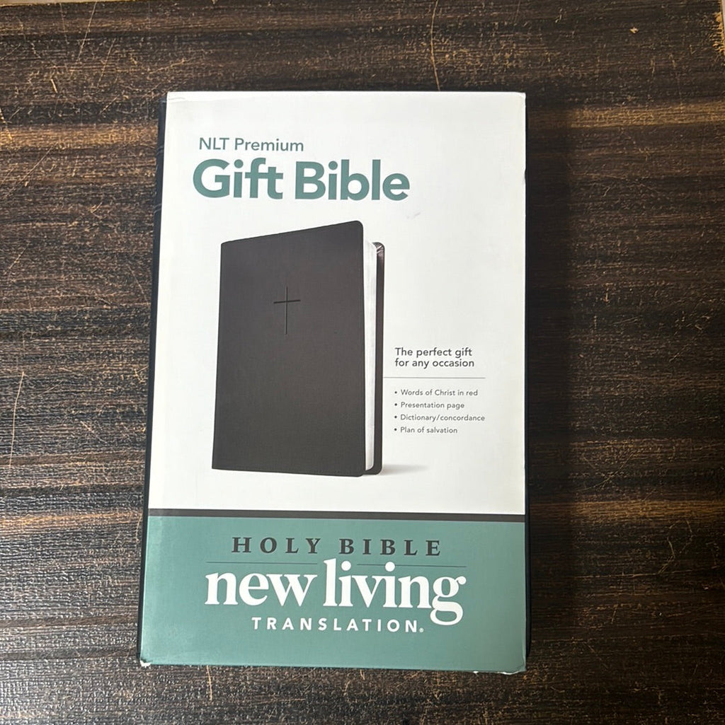 Black Premium Gift Bible New Living Translation
