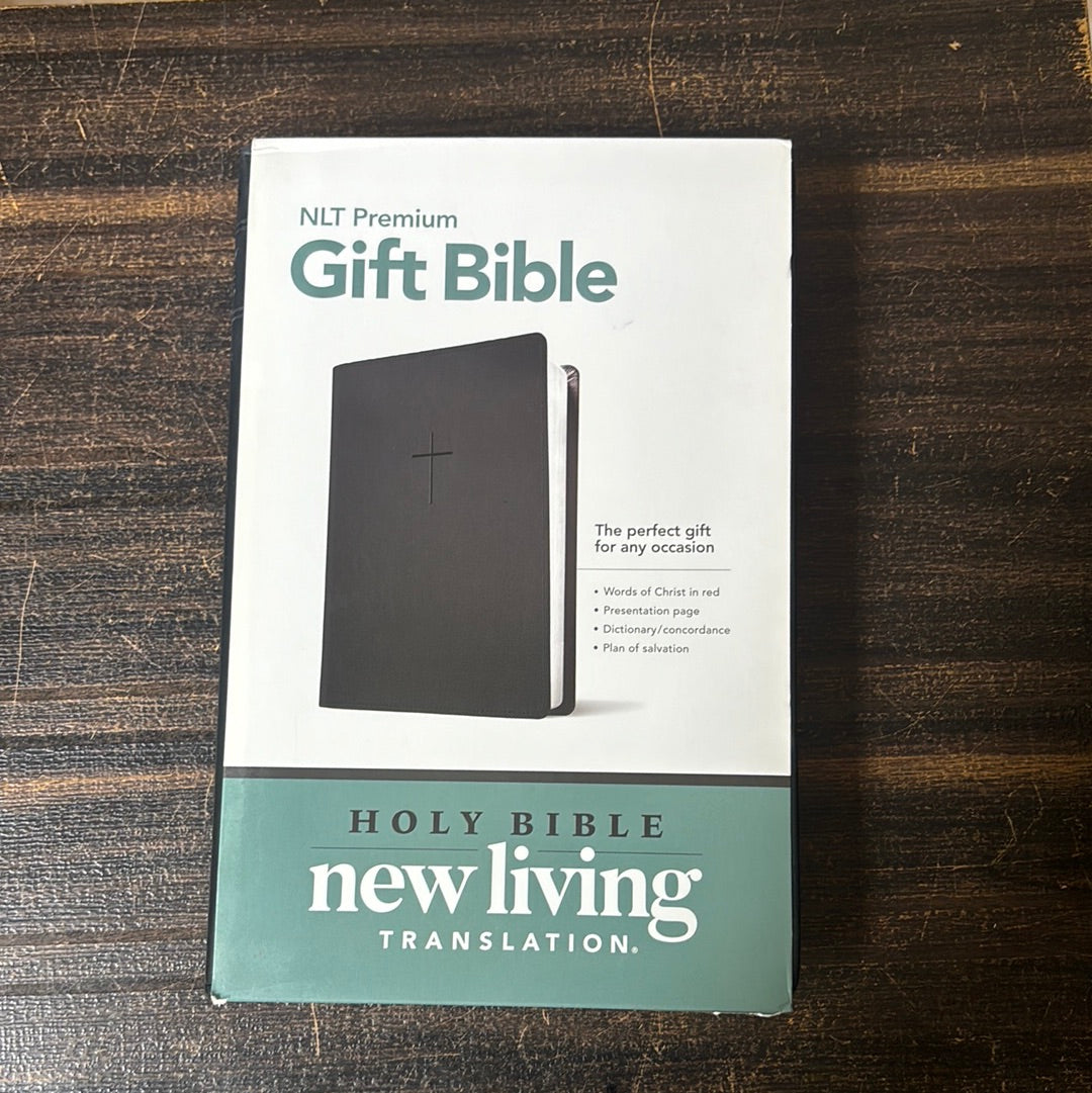 Black Premium Gift Bible New Living Translation