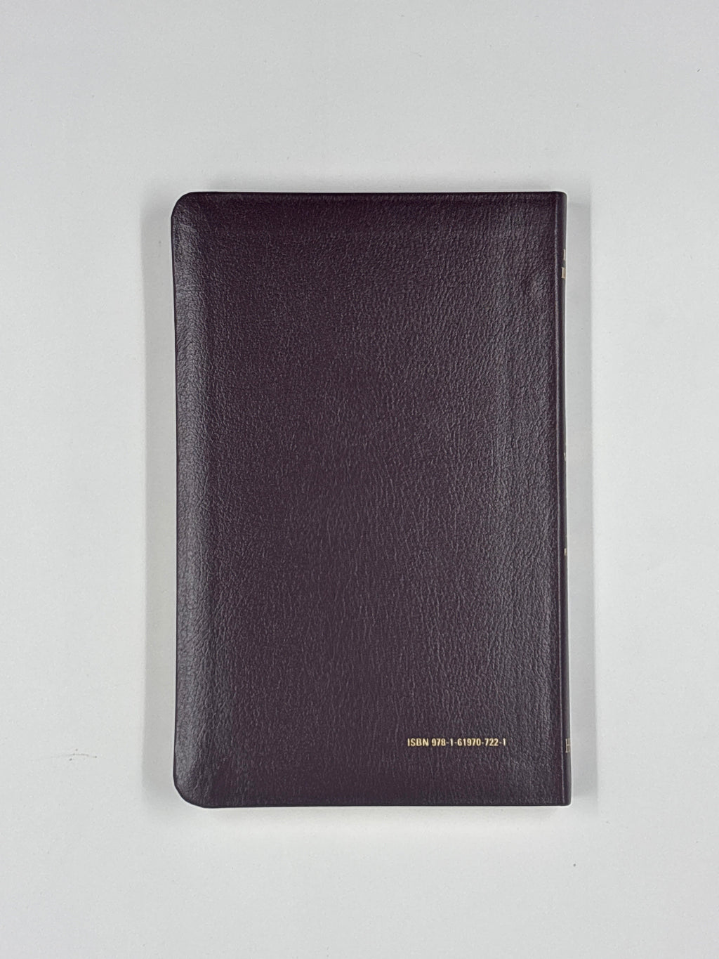 Burgundy Bonded Leather King James Version Thinline Reference Bible