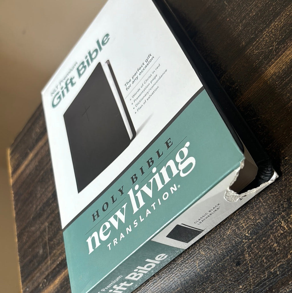 Black New Living Translation Premium Gift Bible