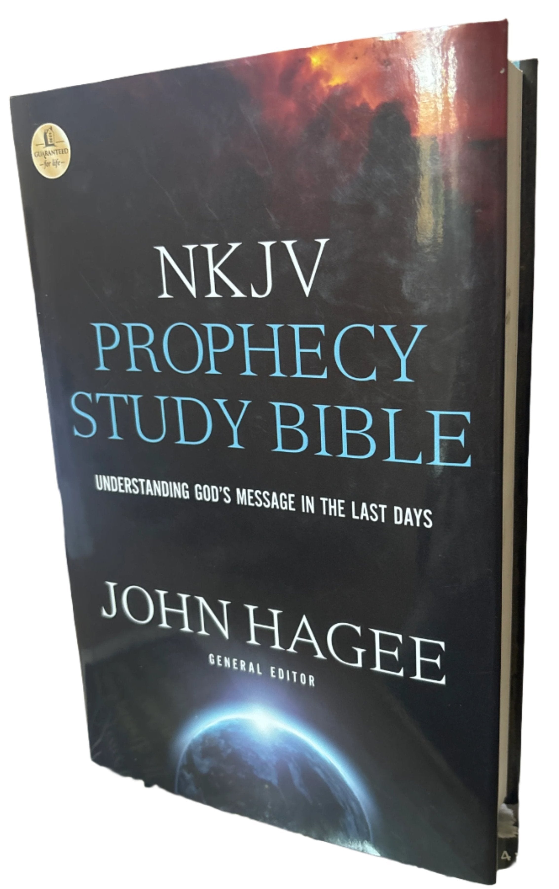 NKJV, Prophecy Study Bible, Hardcover, Red Letter Edition: Understanding God's Message in the Last Days Hardcover