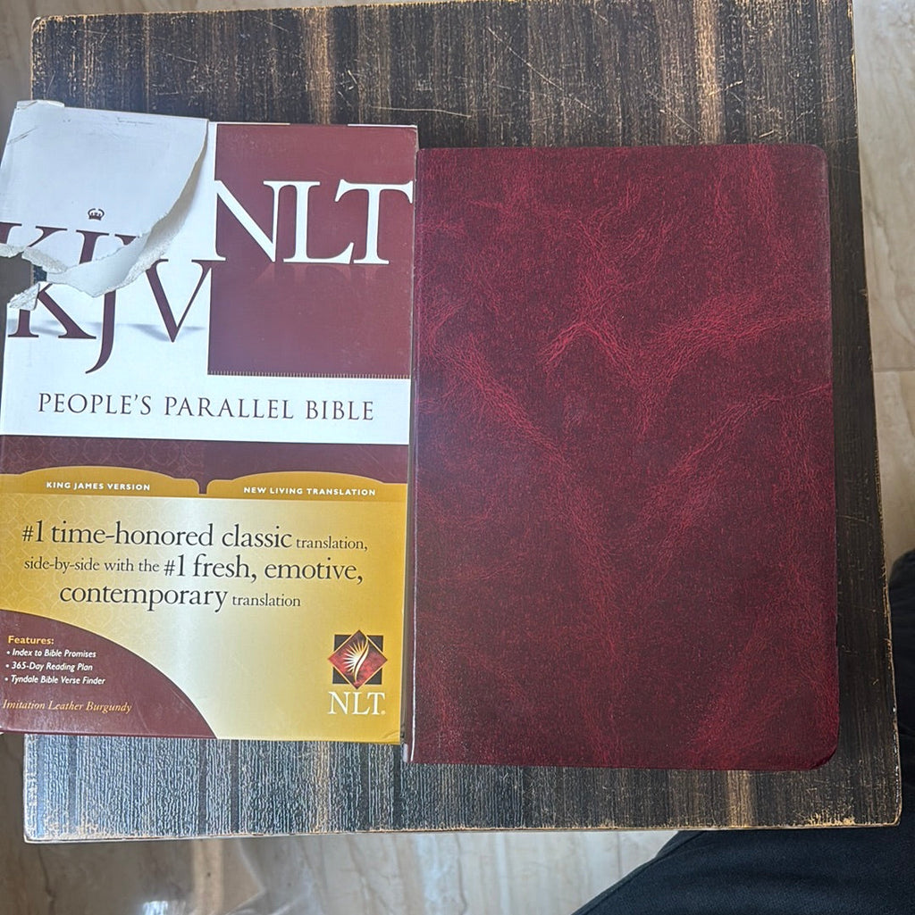 Clearance sale 2024! KJV/NLT Bible People's Parallel Edition – Import,
