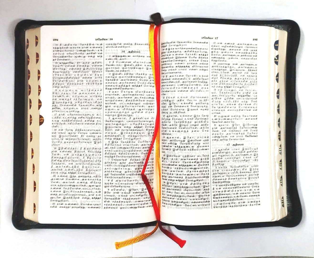 OV 55 ZTI Tamil Bible, Korean Print, Burgundy Zippered Edition (ISBN: 9788119796229)