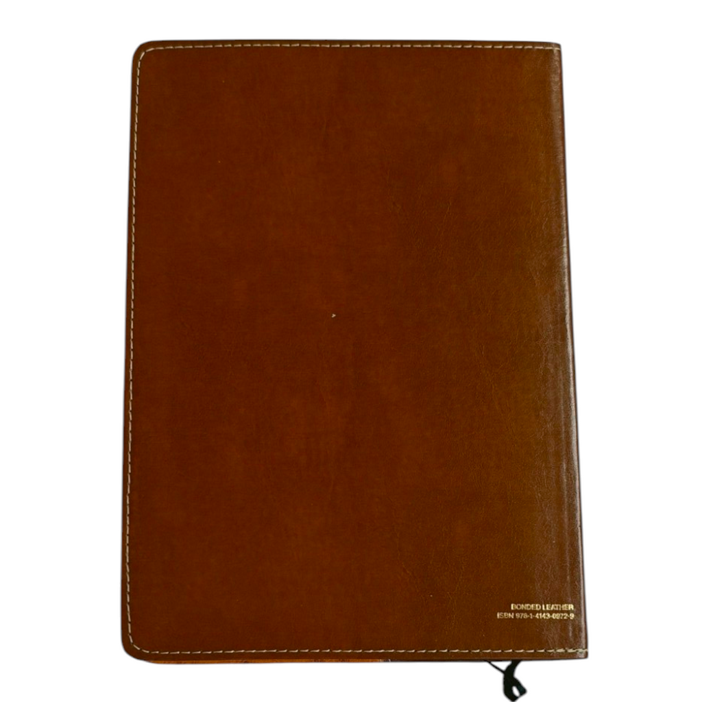 NLT Life Application Study Bible – TuTone Brown/Ostrich Tan Bonded Leather (Updated & Expanded)