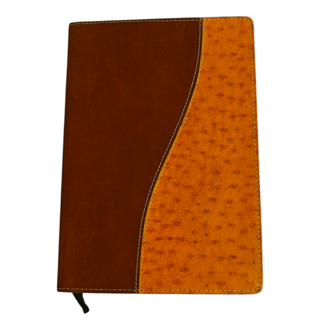 NLT Life Application Study Bible – TuTone Brown/Ostrich Tan Bonded Leather (Updated & Expanded)