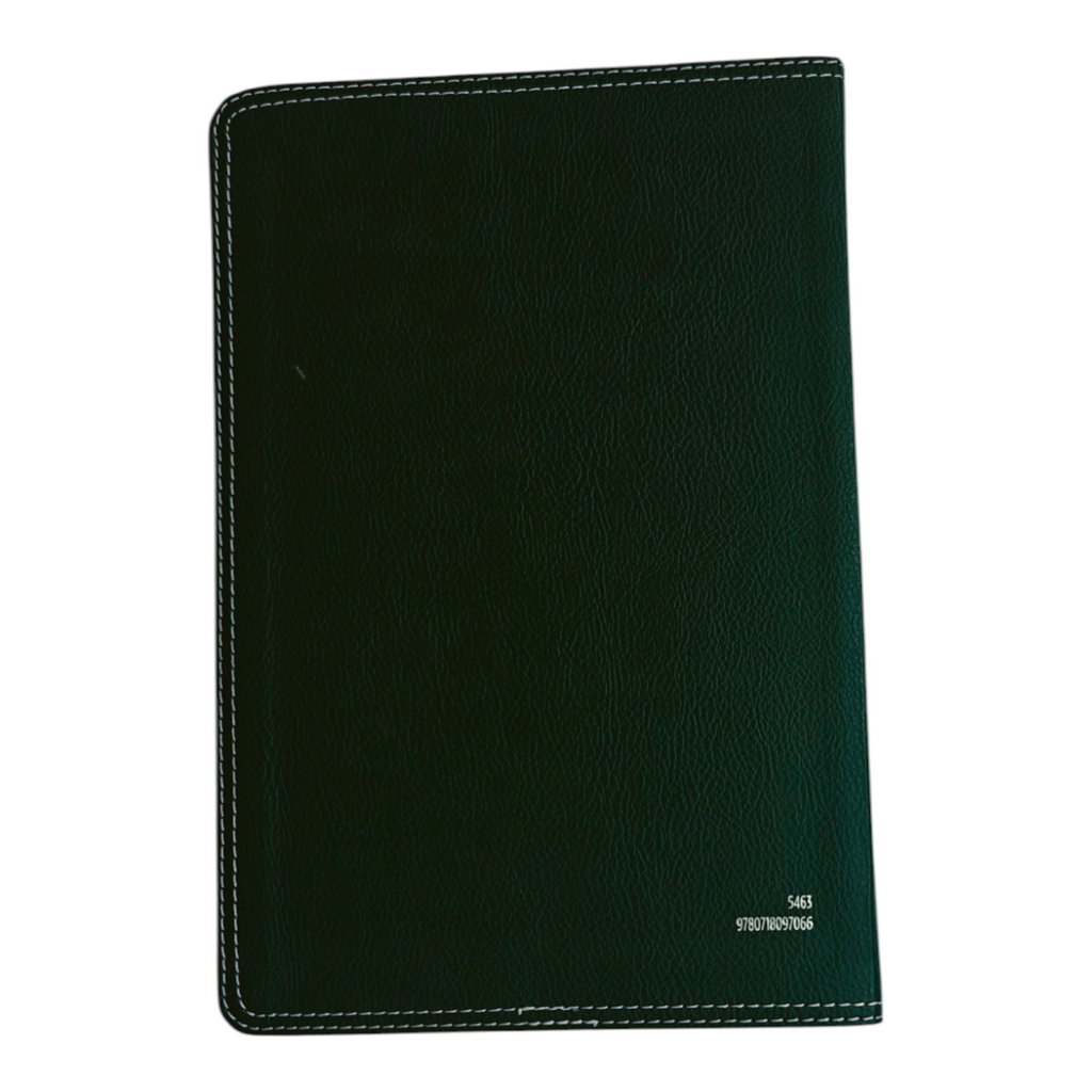 NIV Charles F. Stanley Life Principles Bible, Large Print – Charcoal Leathersoft