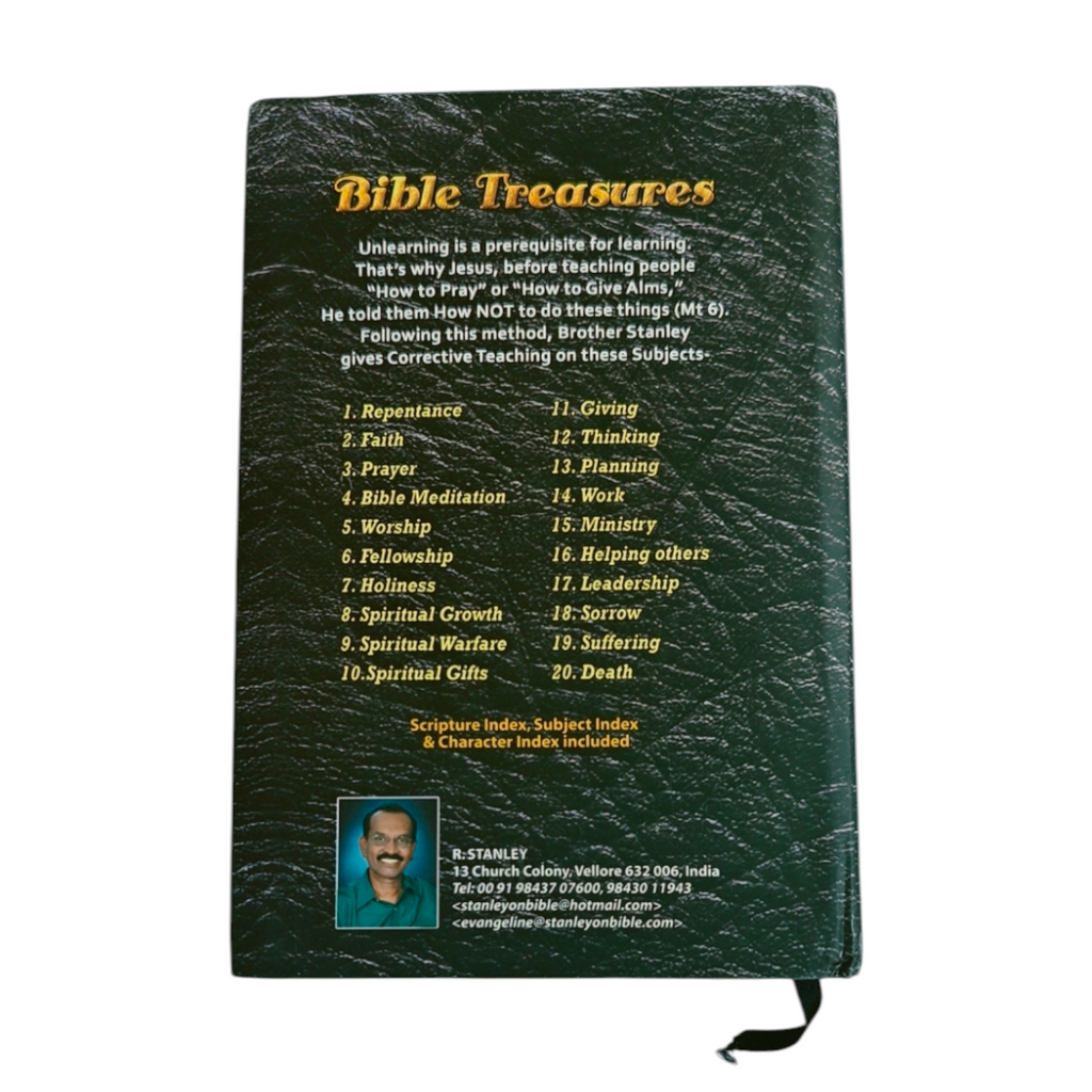 Bible Treasures: 200 Corrective Bible Lessons (Outlines) by R. Stanley – Hardcover Study & Discipleship Guide