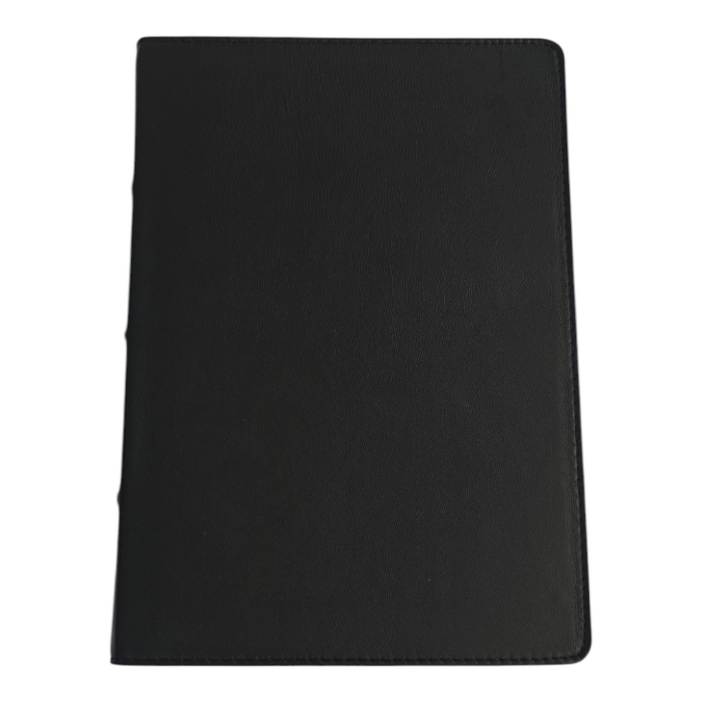 Holman NKJV Large Print Ultrathin Reference Bible – Black Premium Leather
