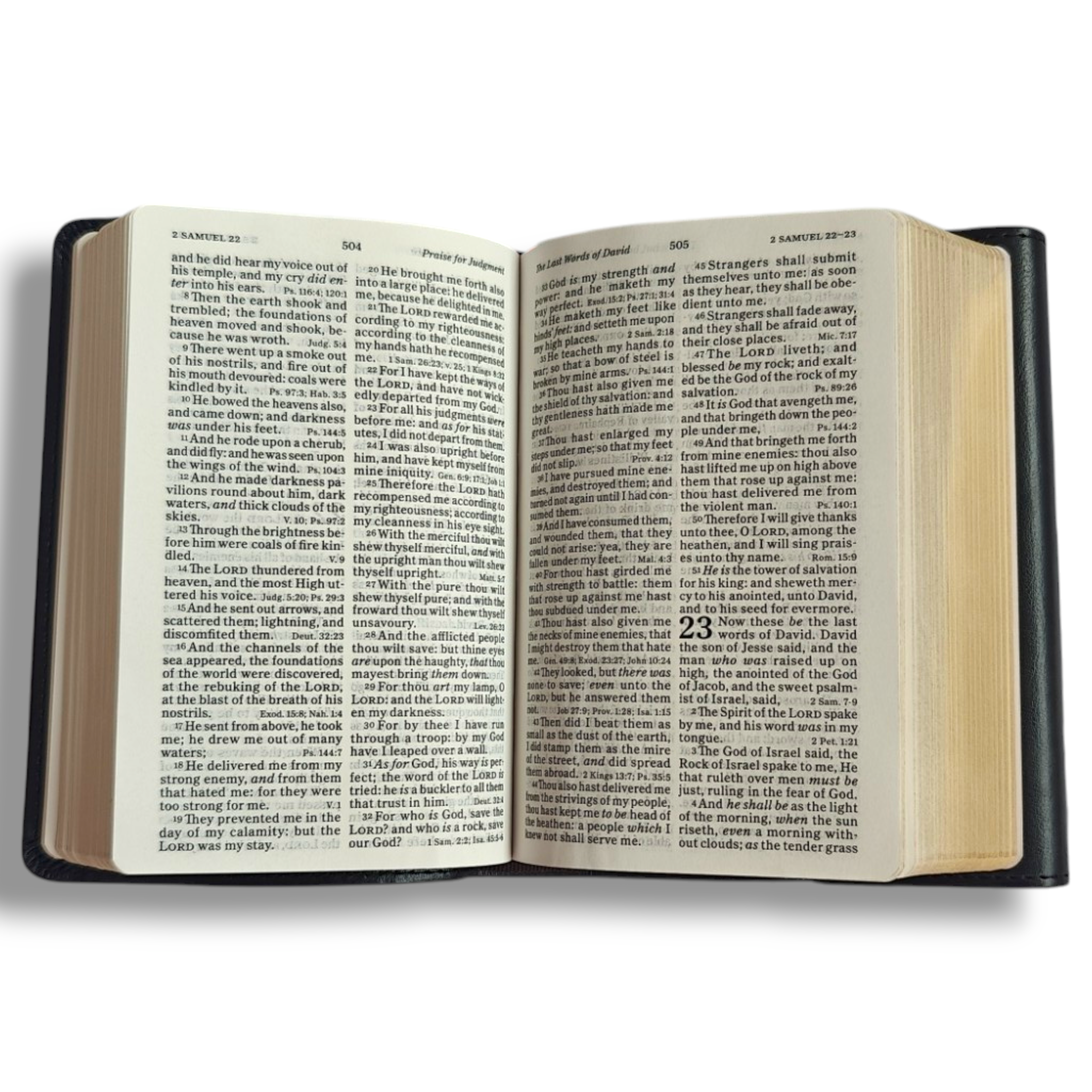 Holman KJV Large Print Compact Reference Bible – Black LeatherTouch with Magnetic Flap