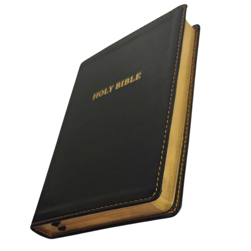 KJV Compact Thinline Bible, Comfort Print – Black Leathersoft (Thomas Nelson)