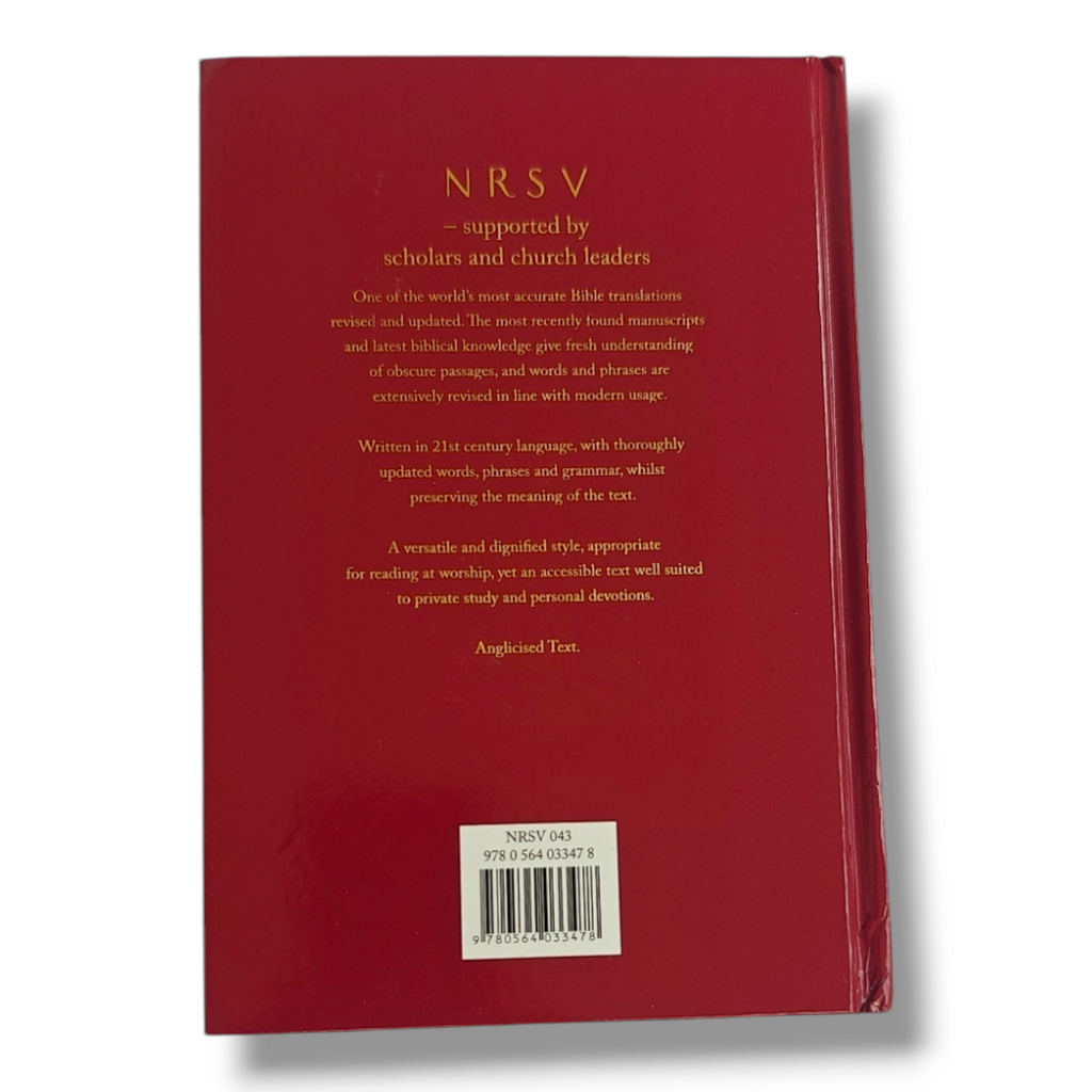 NRSV Holy Bible with Concordance – Hardcover, Anglicised Text (Bible Society of India)