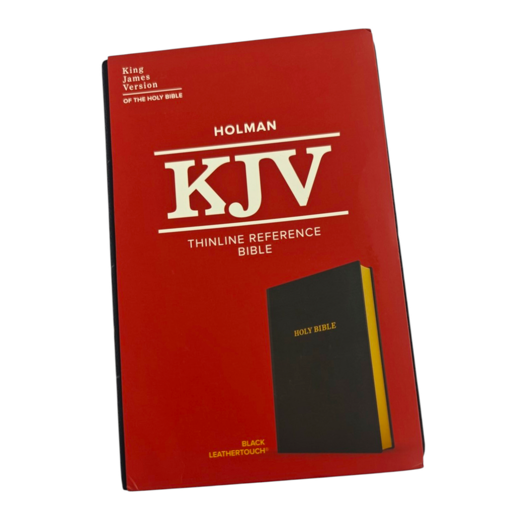Holman KJV Thinline Reference Bible – Black LeatherTouch (Pure Cambridge Edition)