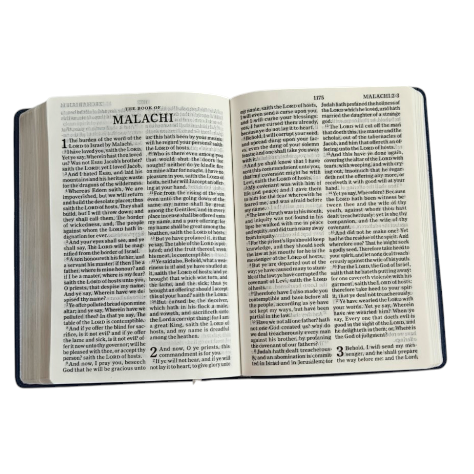 KJV Holy Bible, Large Print Edition – Blue PU Leather (Scandinavia Publishing House, 2024)