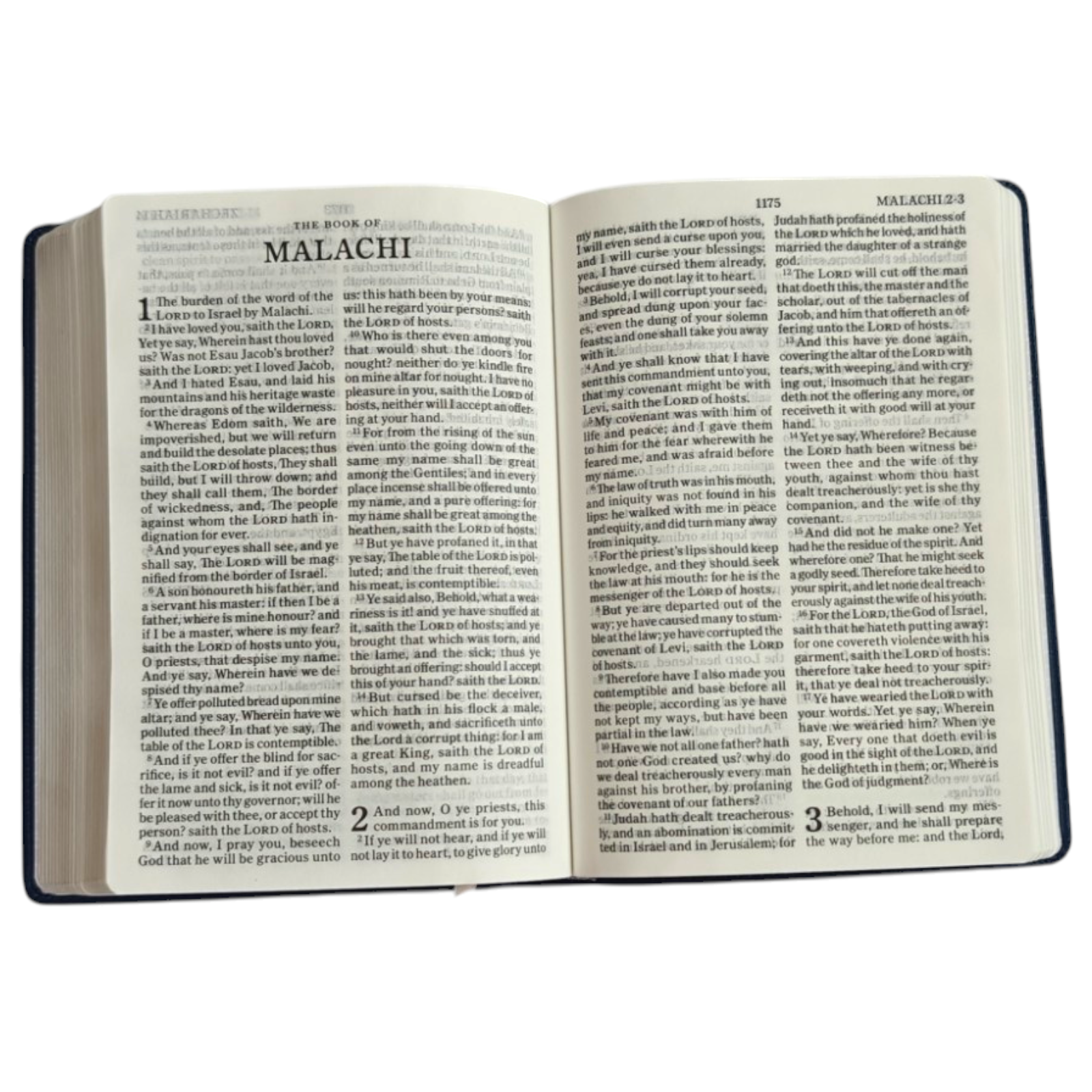 KJV Holy Bible, Large Print Edition – Blue PU Leather (Scandinavia Publishing House, 2024)