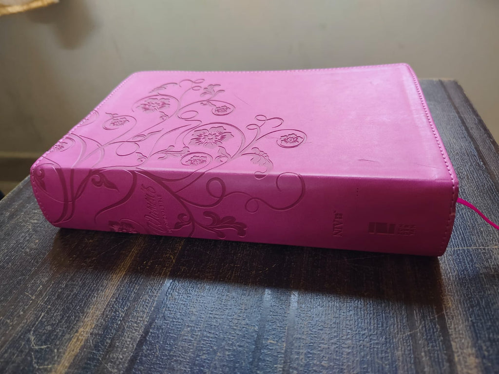NIV Women's Devotional Bible featuring imitation leather