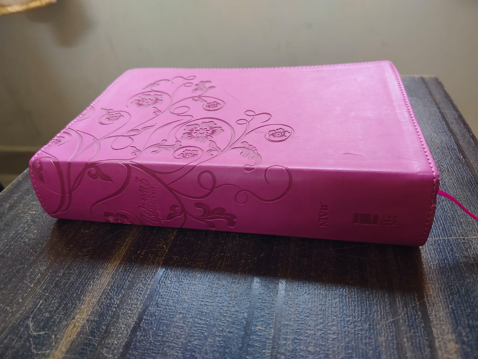 NIV Women's Devotional Bible featuring imitation leather