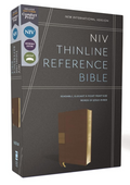Niv, Thinline Reference Bible, Leathersoft, Brown, Red Letter, Comfort Print: New International Version, Brown, Leathersoft, Thinline Reference Bible, Red Letter, Comfort Print Imitation Leather – Import