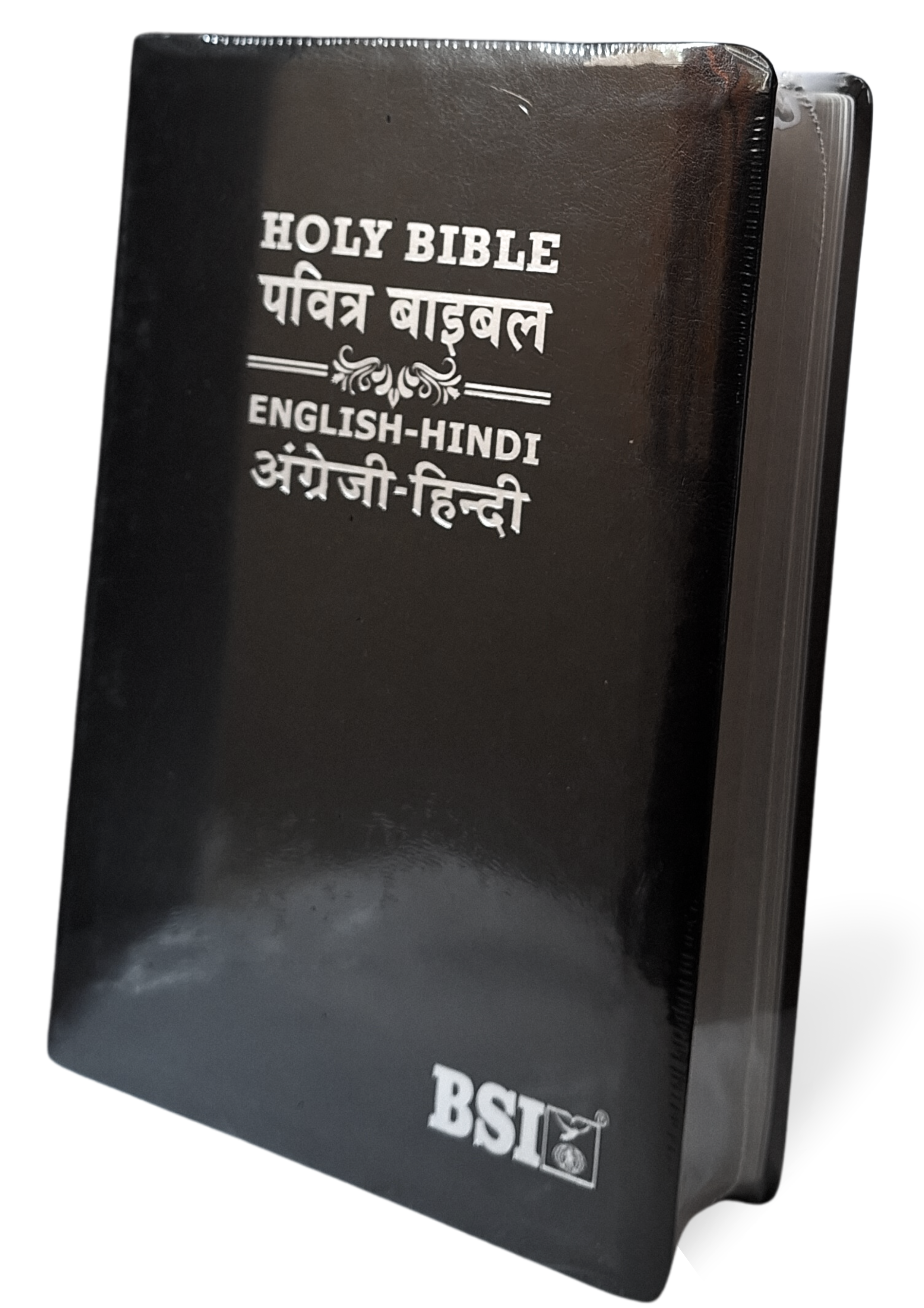 English Hindi Leather Bound Bilingual Holy Bible