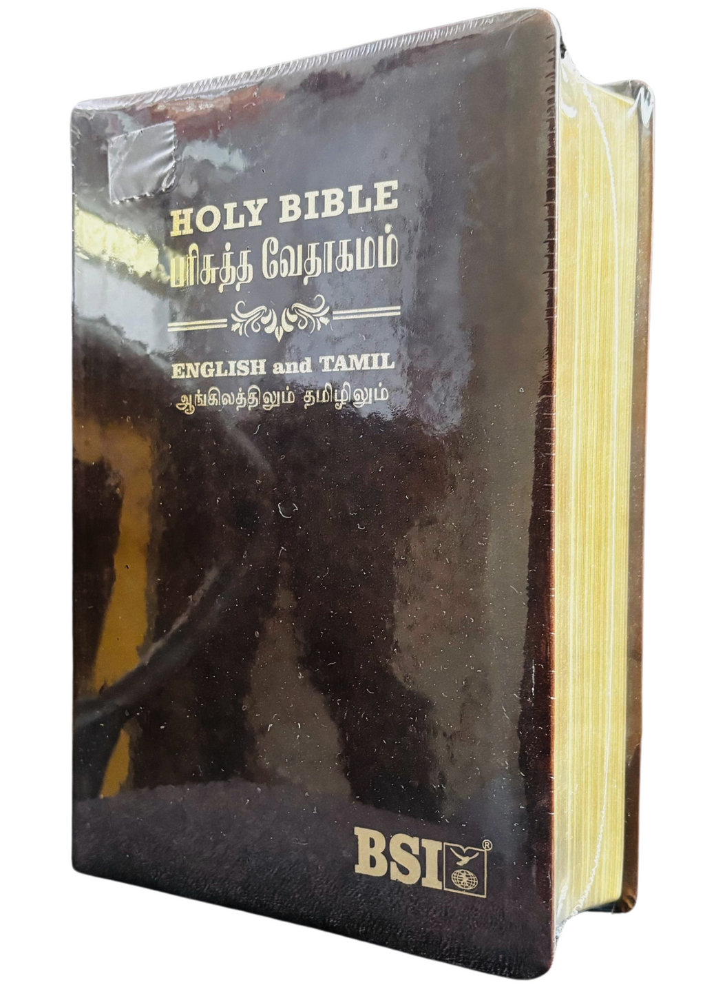 Limited Edition Bilingual Holy Bible Tamil - English Royal Leather Edition (Amity)