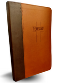 The Message Deluxe Gift Bible - Brown and Tan