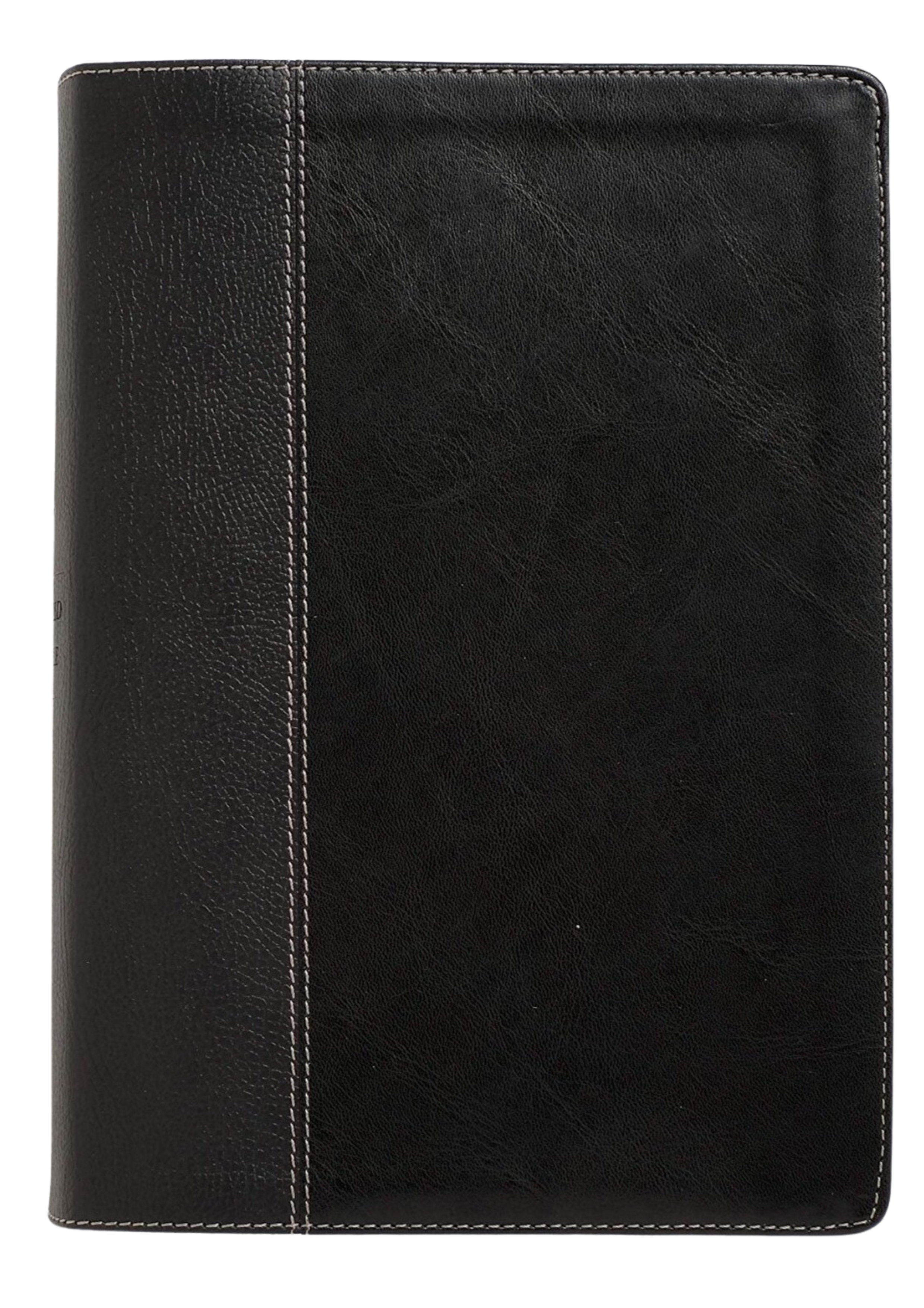 NLT Illustrated Study Bible Tutone Black/Onyx Imitation Leather