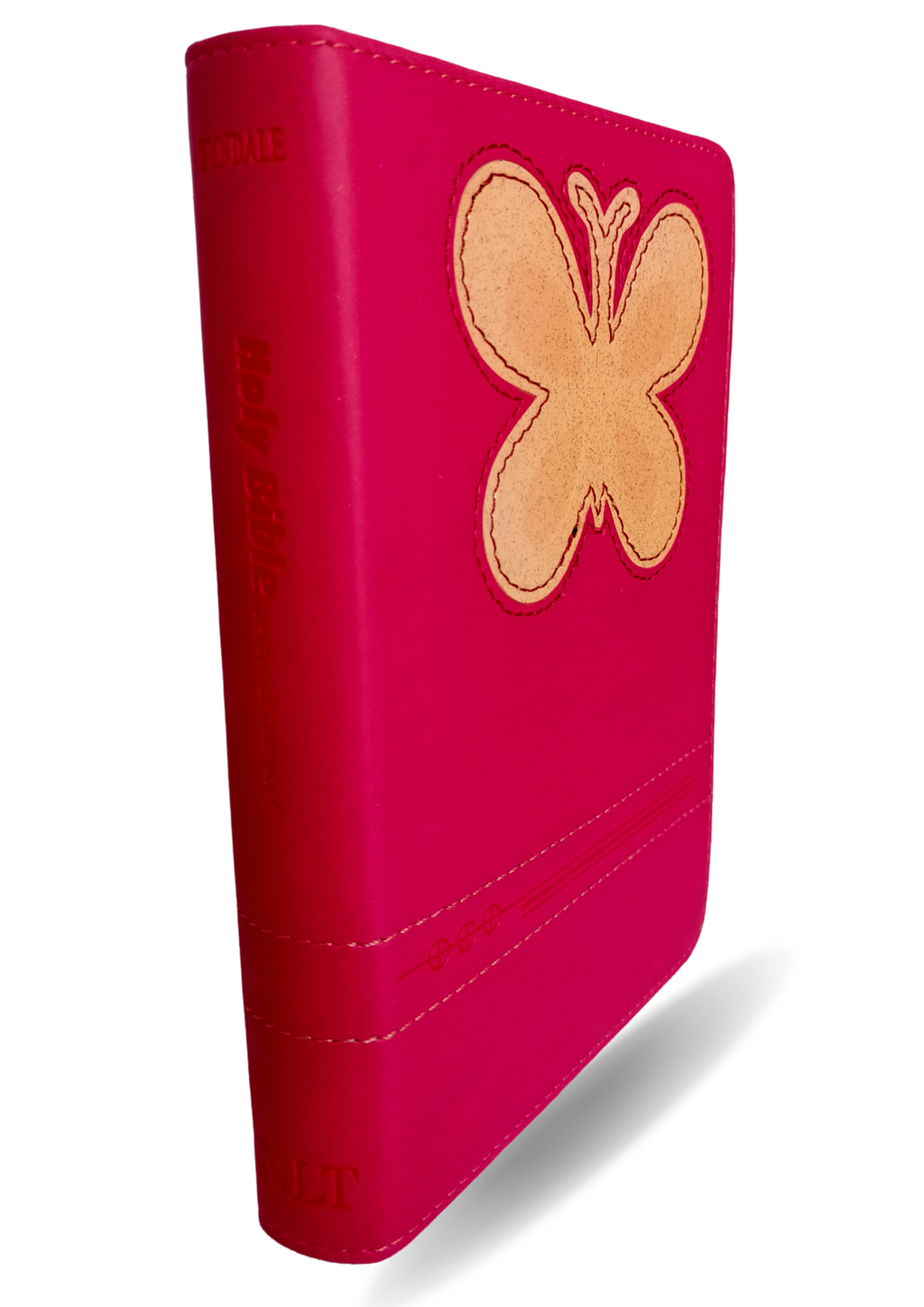 Holy Bible, Personal Compact NLT, TuTone ("Butterfly") Paperback