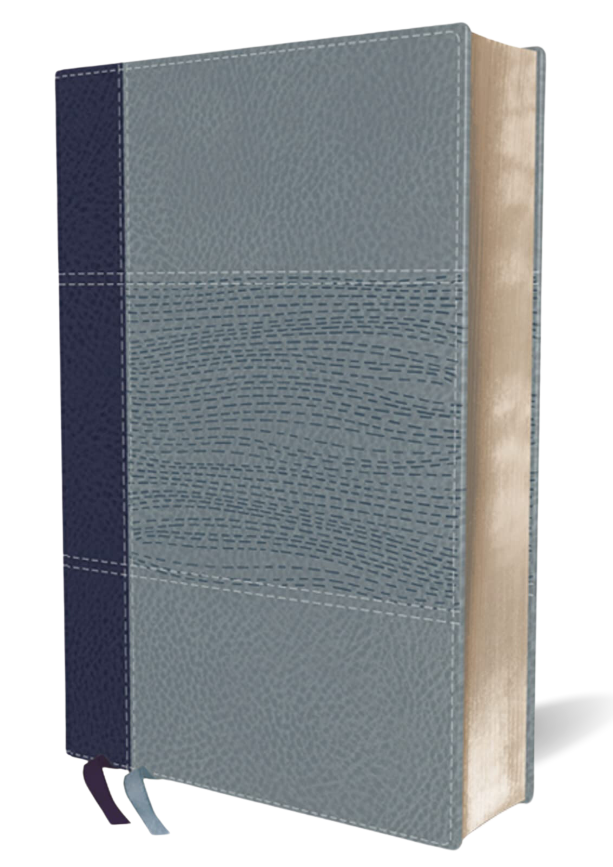 NIV Study Bible: New International Version, Navy / Blue Leather soft, Personal Size, Red Letter, Comfort Print (NIV Study Bible, Fully Revised Edition)