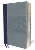 NIV Study Bible: New International Version, Navy / Blue Leather soft, Personal Size, Red Letter, Comfort Print (NIV Study Bible, Fully Revised Edition)