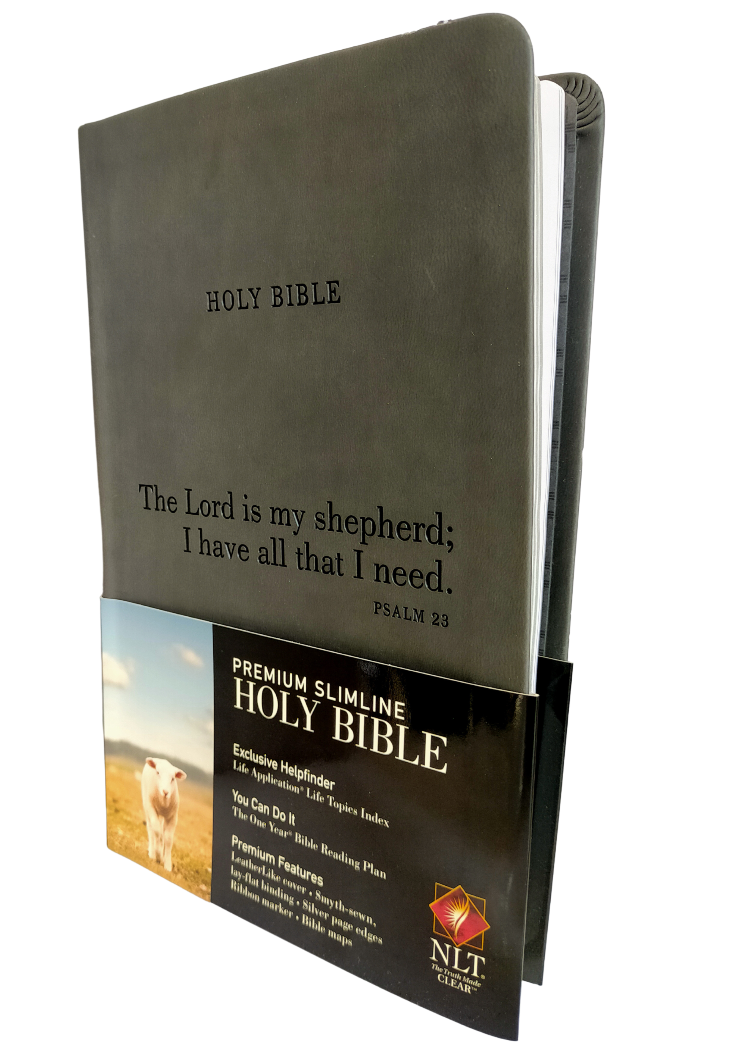 NLT Premium Slimline Holy Bible Imitation Leather