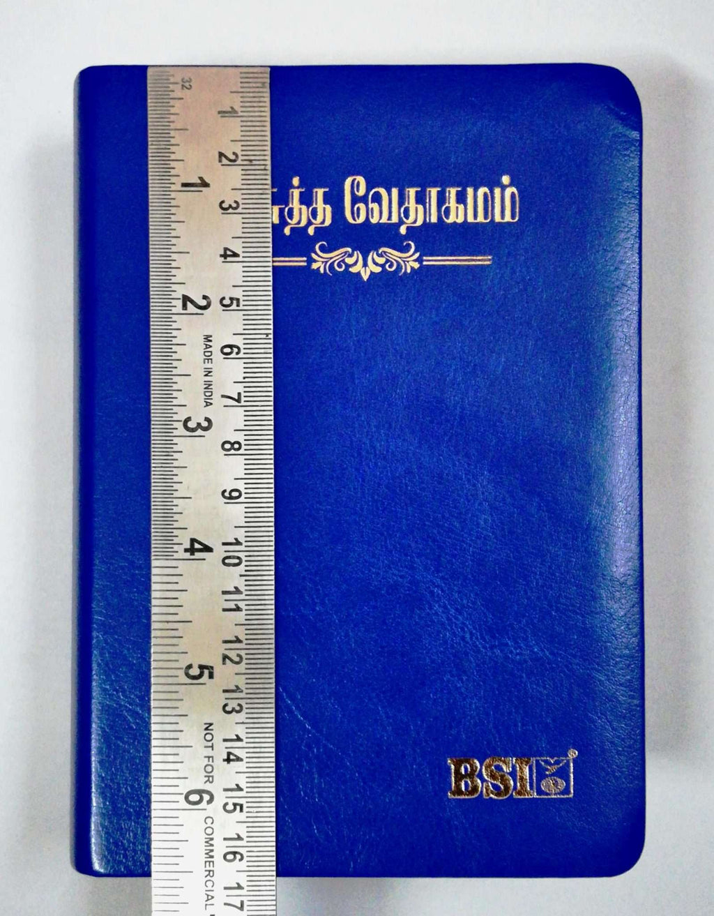 Tamil Bible, Semi-Compact Edition, Blue Cover, Open Type with Thumb Index (ISBN: 9788119095650)
