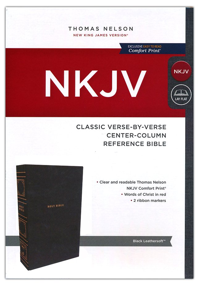 NKJV Classic Reference Bible in Imitation Leather cover, New King James Version